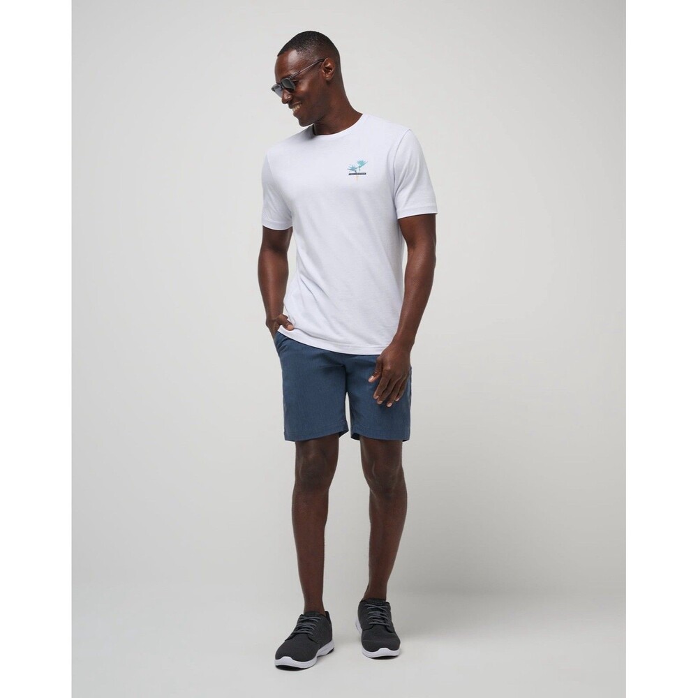 Travis Mathew Tech Chino Shorts Size 34 Blue NWT Golf